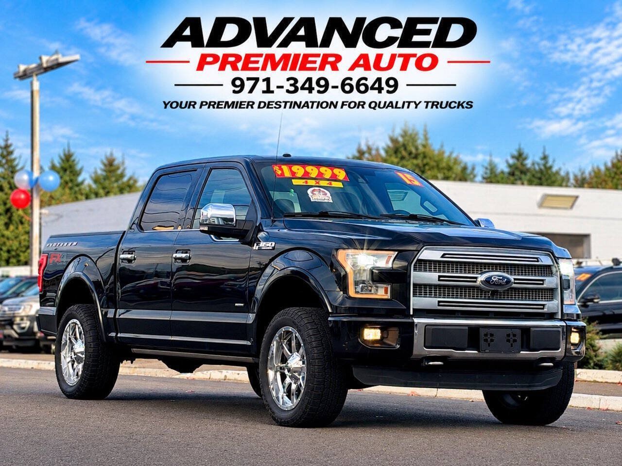 Used 2015 Ford F150 Platinum w/ Equipment Group 701A Luxury