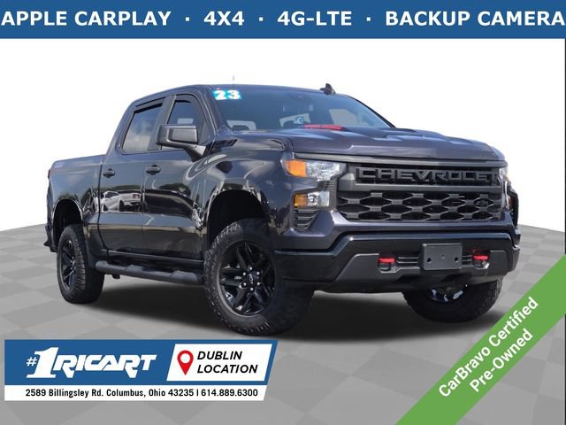 Used 2023 Chevrolet Silverado 1500 Custom Trail Boss w/ 2.7L Blackout Package