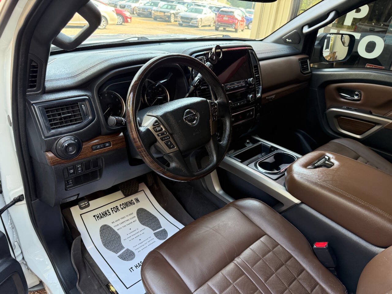 Used 2021 Nissan Titan Platinum Reserve w/ Moonroof Package AWD/4WD image 14