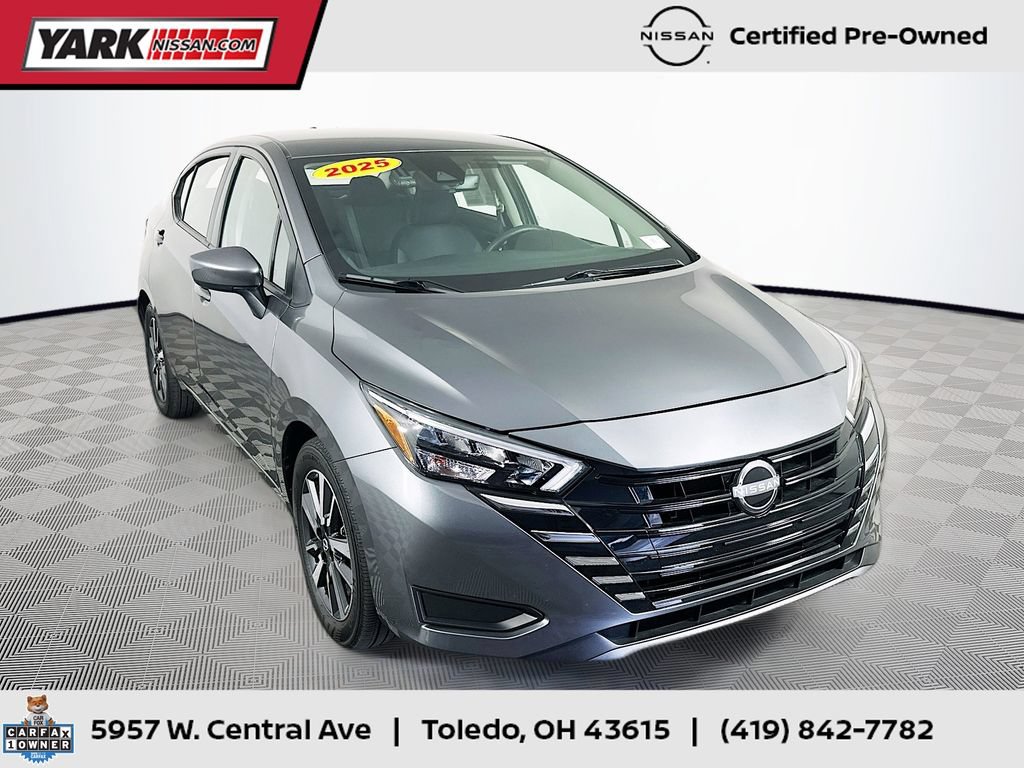Certified 2025 Nissan Versa SV w/ Electronics Package FWD 360° Tour