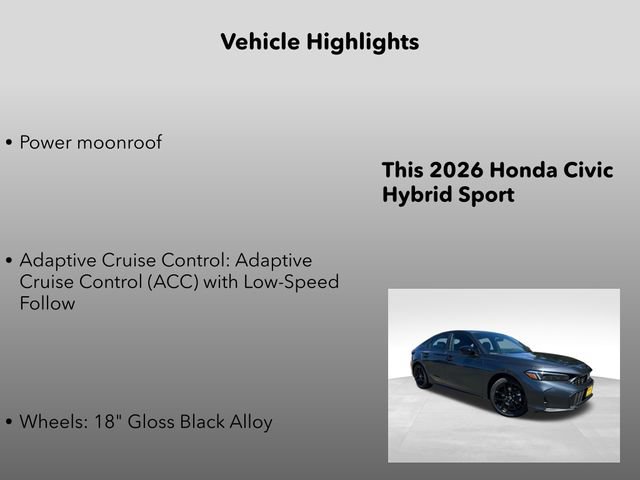 New 2026 Honda Civic Sport image 5