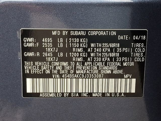 Used 2018 Subaru Outback 2.5i Limited w/ Popular Package #2 image 27