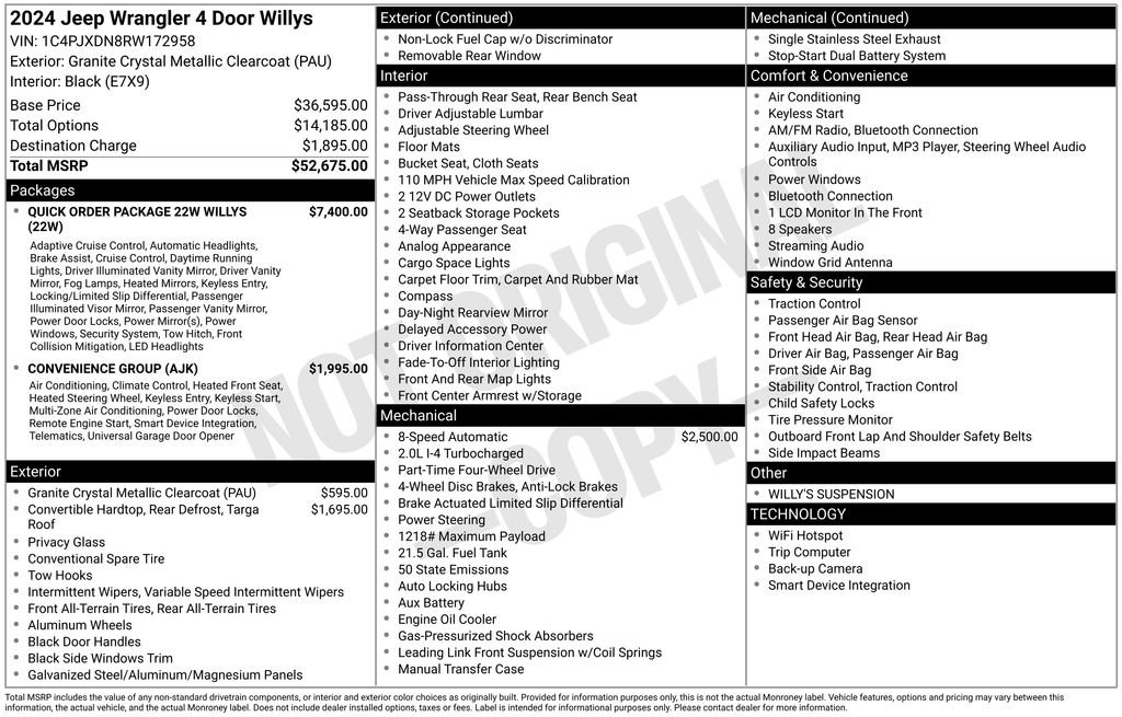 Used 2024 Jeep Wrangler Willys image 4