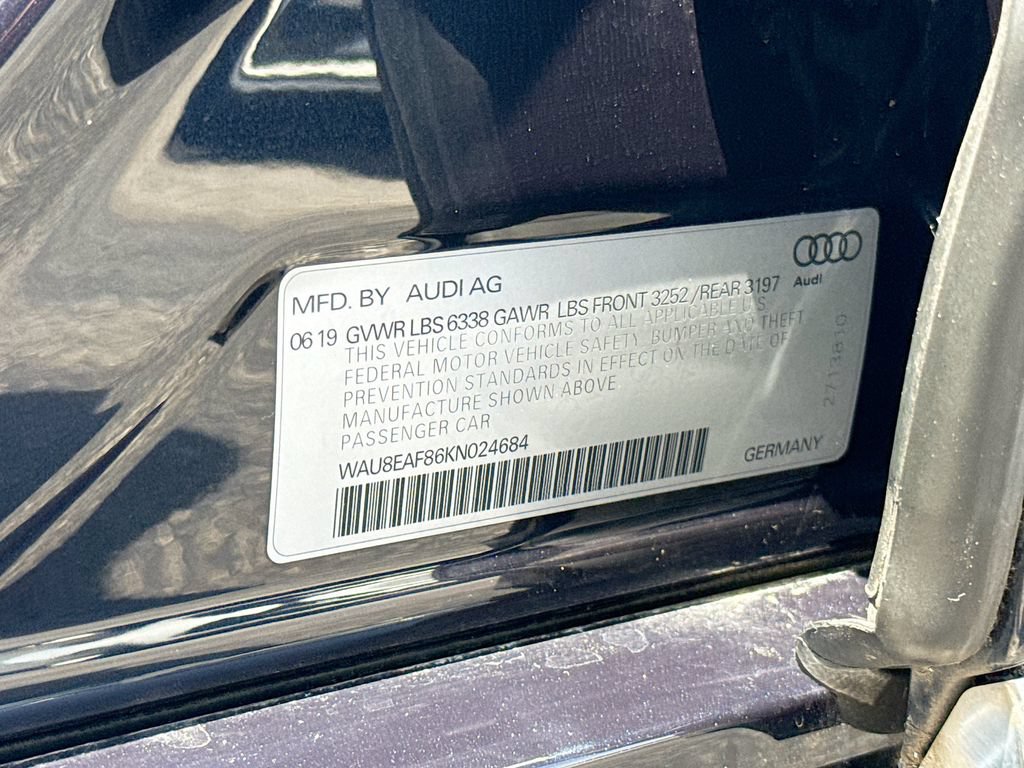 Used 2019 Audi A8 L 4.0T w/ First Edition Package AWD/4WD image 35