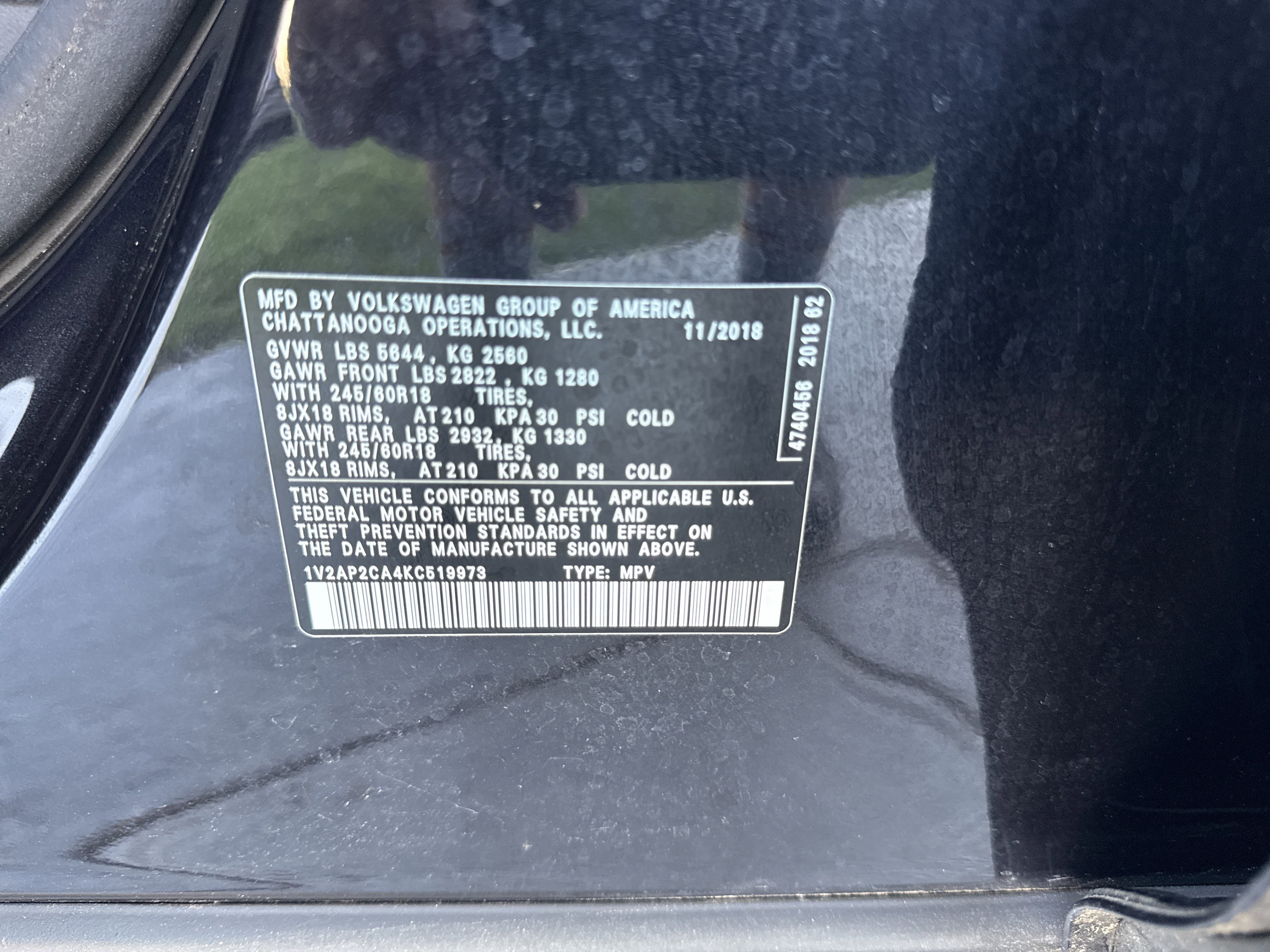Used 2019 Volkswagen Atlas S FWD image 33