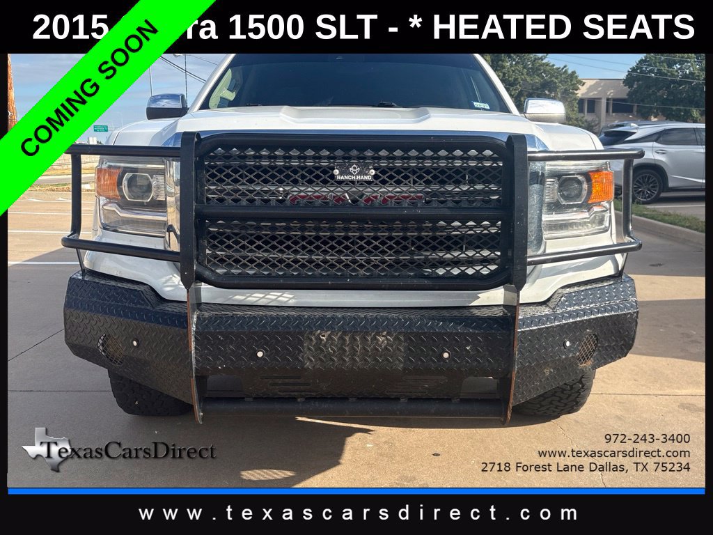 Used 2015 GMC Sierra 1500 SLT w/ SLT Crew Cab Value Package AWD/4WD image 2