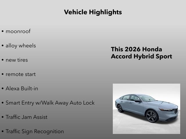 New 2026 Honda Accord Sport image 15