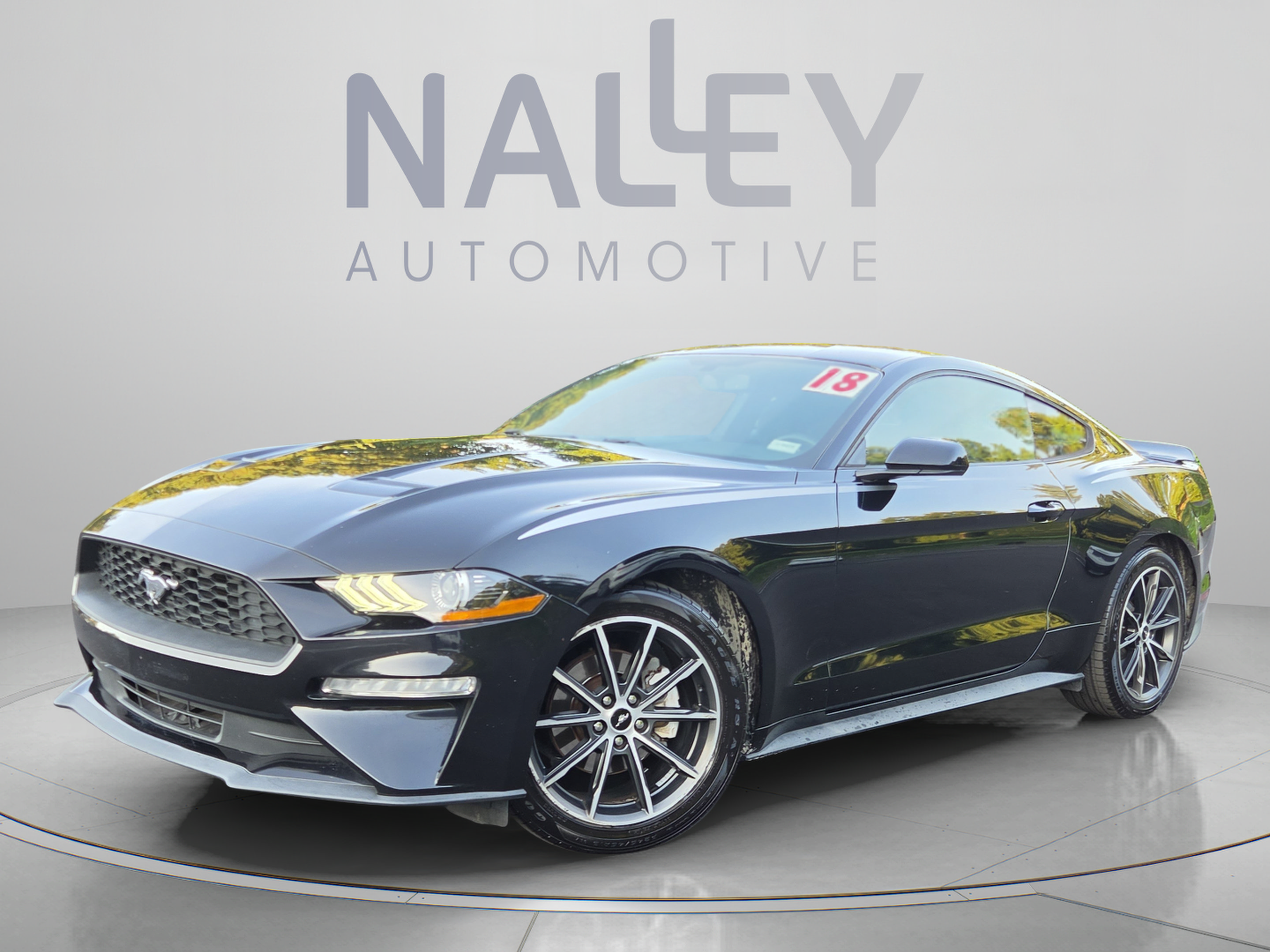Used 2018 Ford Mustang Coupe w/ Wheel & Stripe Package RWD image 1