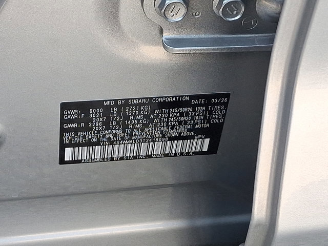 New 2026 Subaru Ascent Bronze Edition image 19