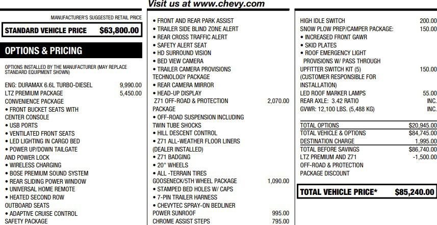 Certified 2025 Chevrolet Silverado 3500 LTZ w/ LTZ Premium Package AWD/4WD image 2