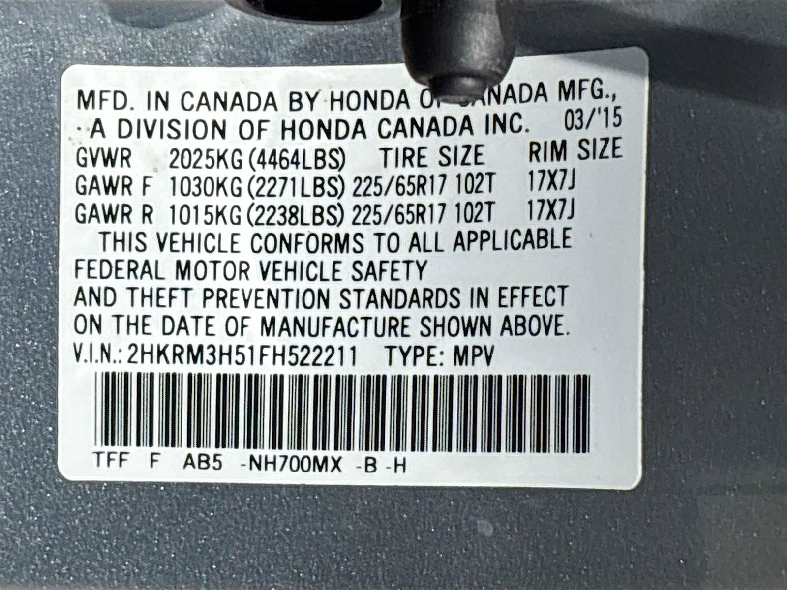Used 2015 Honda CR-V EX image 32