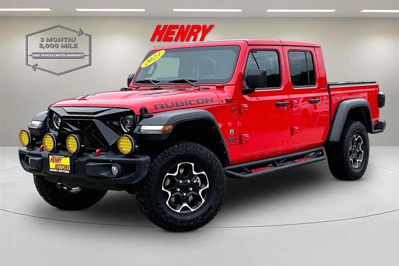 Used 2023 Jeep Gladiator Rubicon w/ LED Lighting Group AWD/4WD image 3