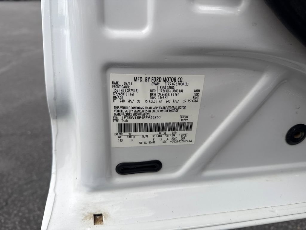 Used 2015 Ford F150 XLT w/ Equipment Group 302A Luxury image 27