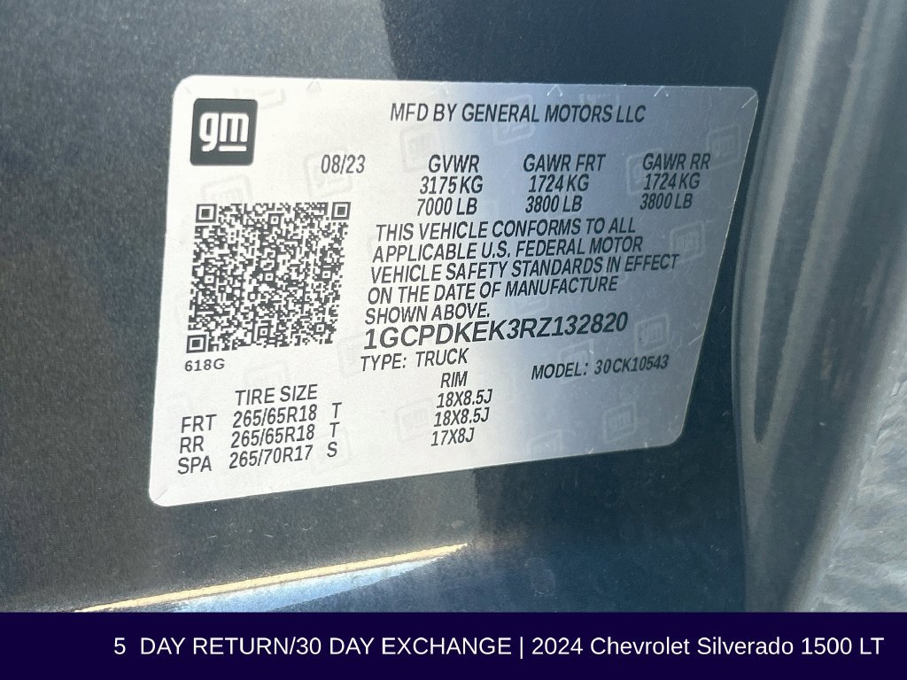 Used 2024 Chevrolet Silverado 1500 LT AWD/4WD image 37