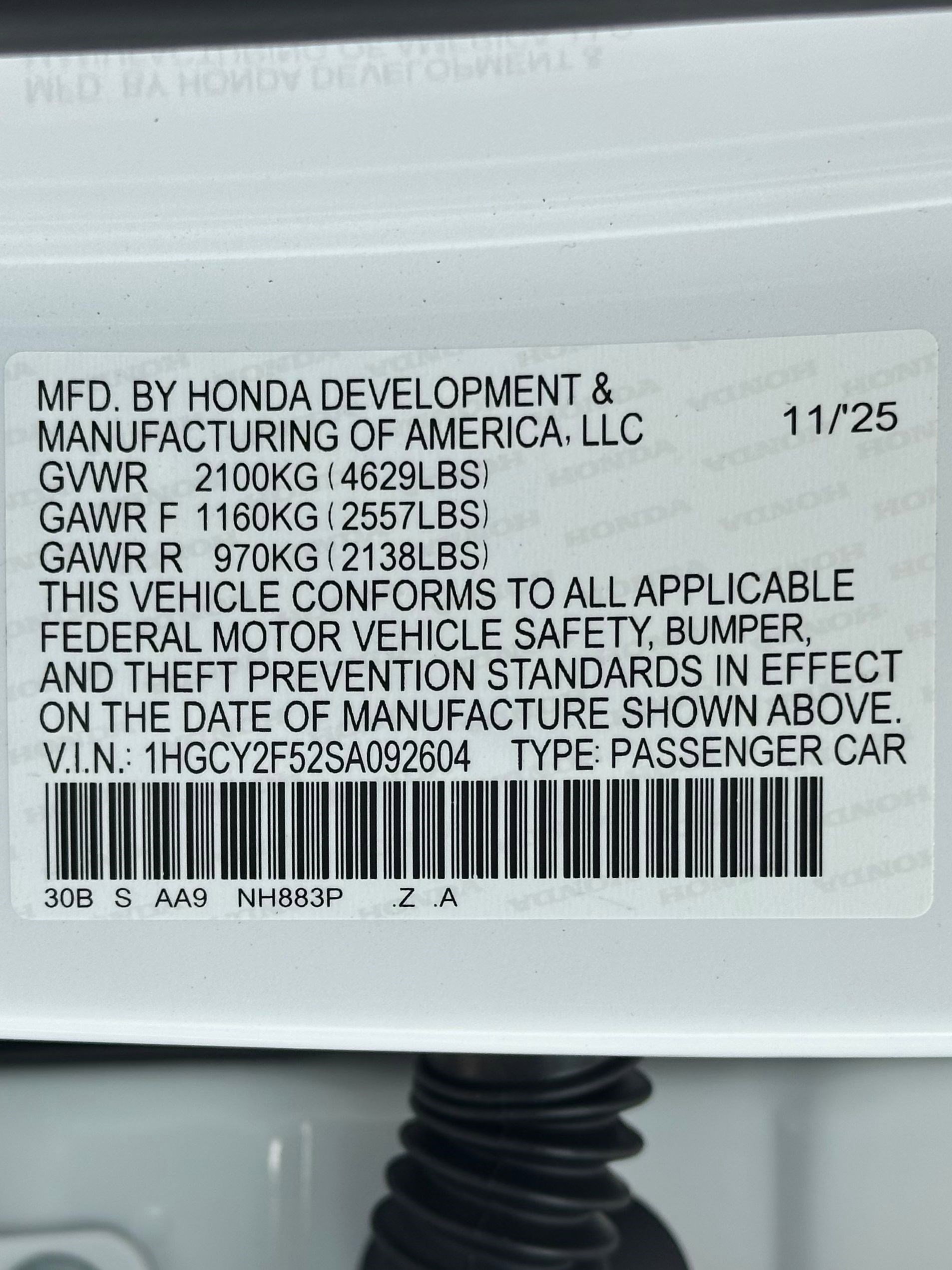 New 2025 Honda Accord Sport image 21