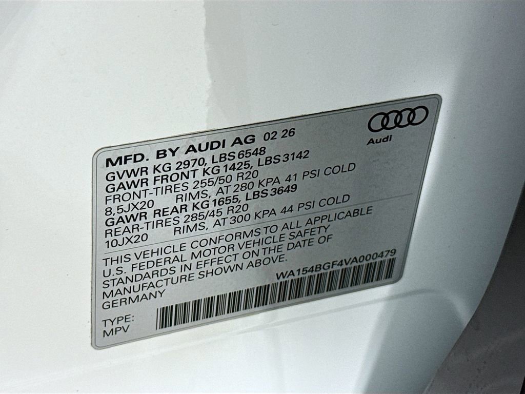 New 2027 Audi Q6 e-tron Premium Plus AWD/4WD image 33