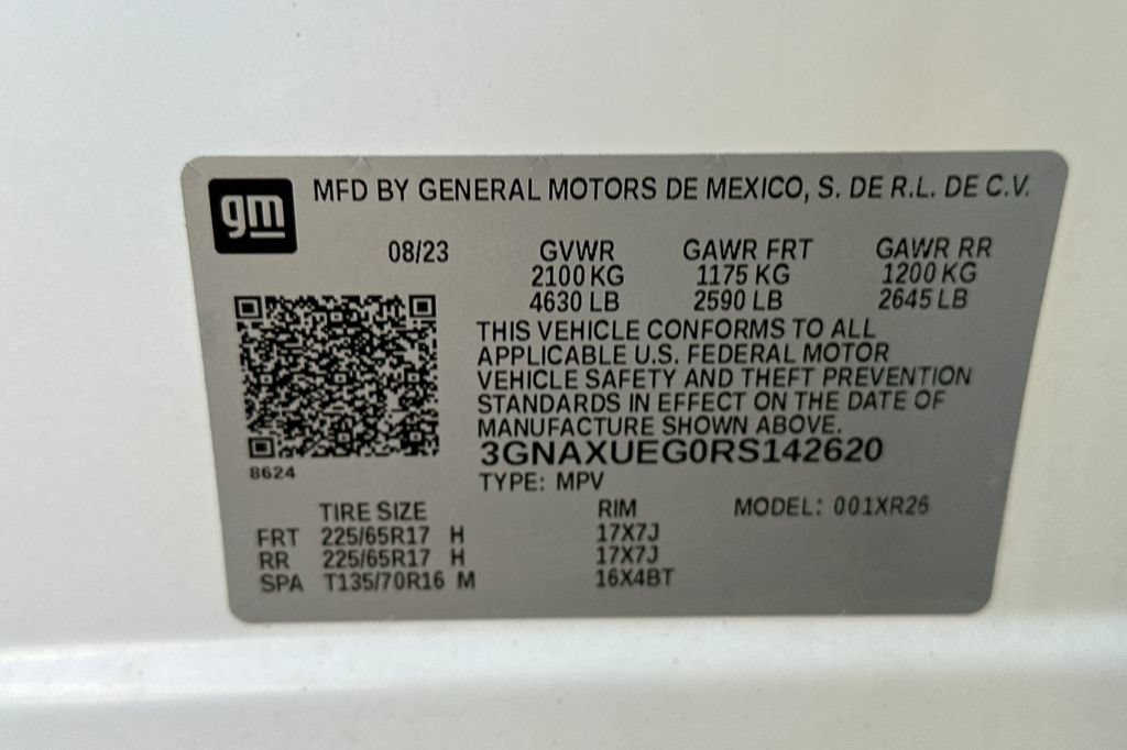 Used 2024 Chevrolet Equinox LT AWD/4WD image 20