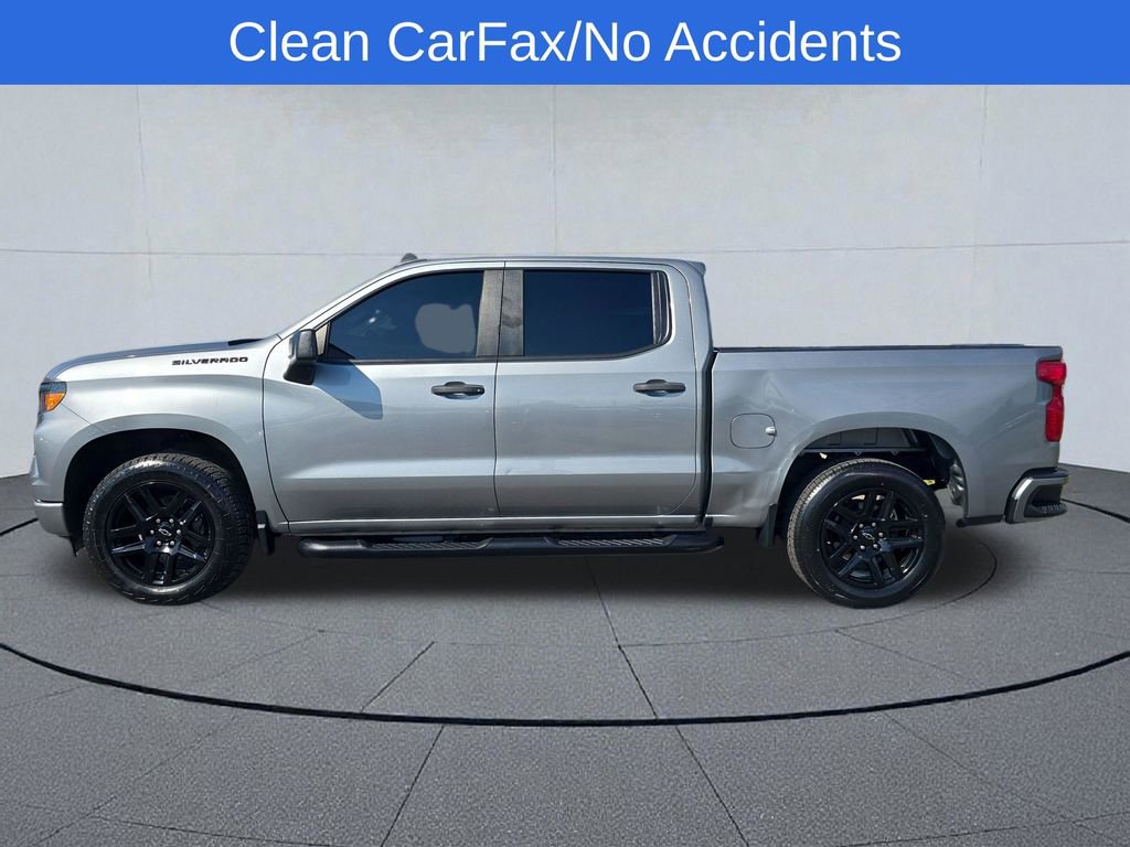Used 2023 Chevrolet Silverado 1500 Custom w/ LPO, Dark Essentials Package AWD/4WD image 2