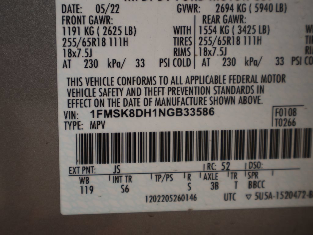 Used 2022 Ford Explorer XLT w/ Equipment Group 202A AWD/4WD image 47