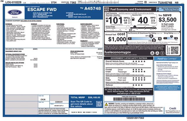 New 2026 Ford Escape SE w/ Class II Trailer Tow Package image 25