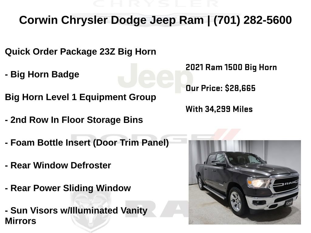 Certified 2021 RAM 1500 Big Horn image 7