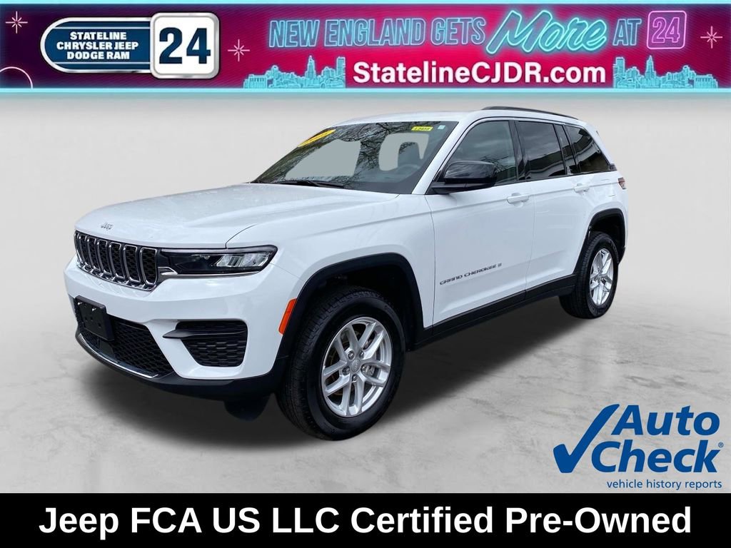 Certified 2025 Jeep Grand Cherokee Laredo X w/ Luxury Tech Group I AWD/4WD image 1