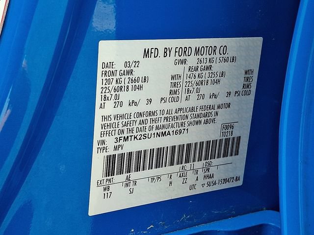 Certified 2022 Ford Mustang Mach-E California Route 1 AWD/4WD image 27