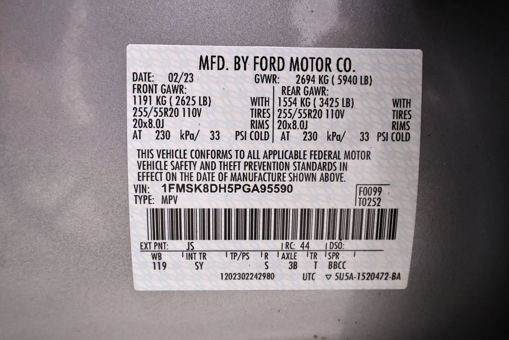 Certified 2023 Ford Explorer XLT w/ Equipment Group 202A image 47