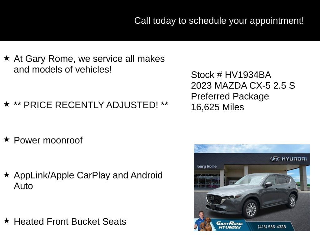 Used 2023 MAZDA CX-5 AWD 2.5 S image 6