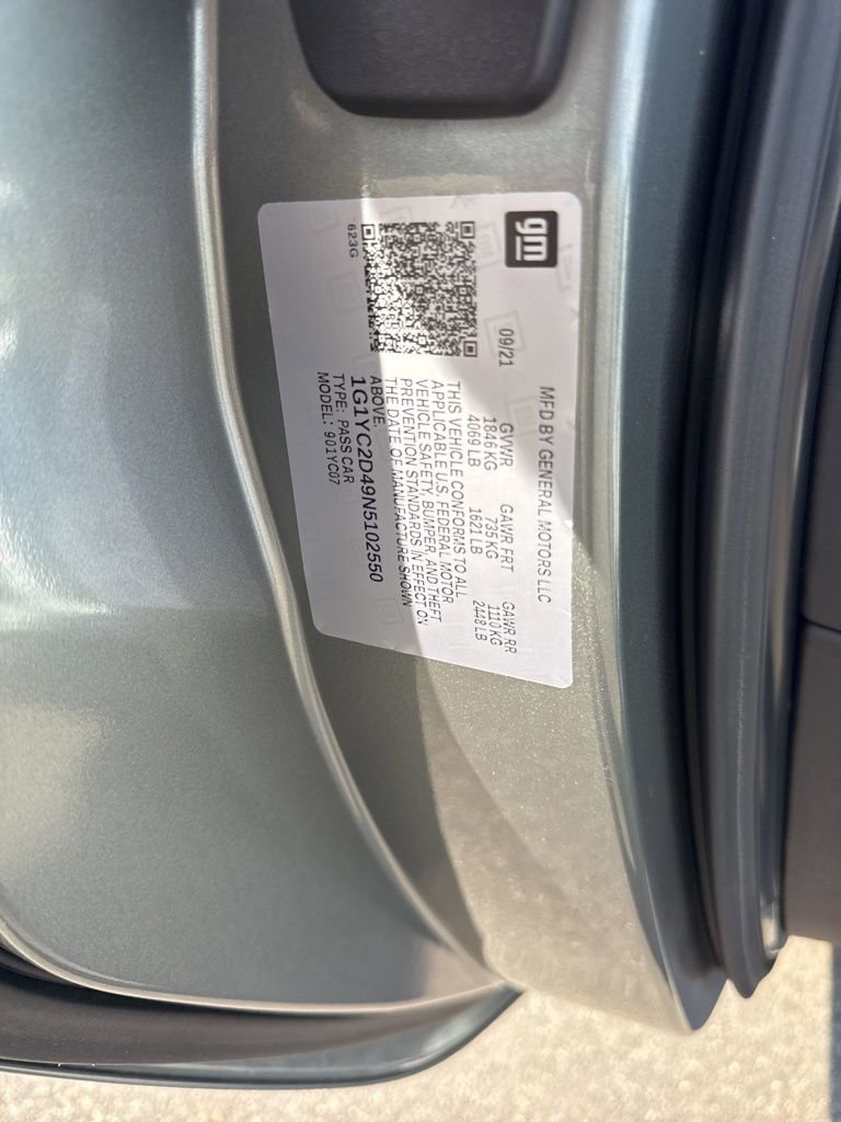 Used 2022 Chevrolet Corvette Stingray Premium Cpe w/ Z51 Performance Package image 35