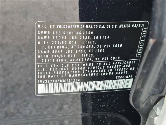 Used 2021 Volkswagen Tiguan SEL FWD image 15