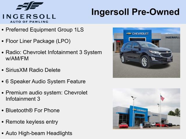 Used 2020 Chevrolet Equinox LS w/ LPO, Floor Liner Package AWD/4WD image 3