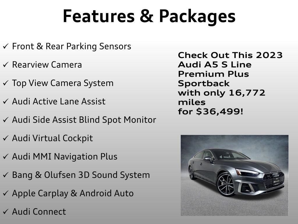 Used 2023 Audi A5 2.0T Premium Plus w/ Premium Plus image 8