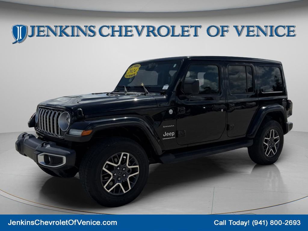 Used 2024 Jeep Wrangler Unlimited Sahara w/ Technology Group AWD/4WD image 11