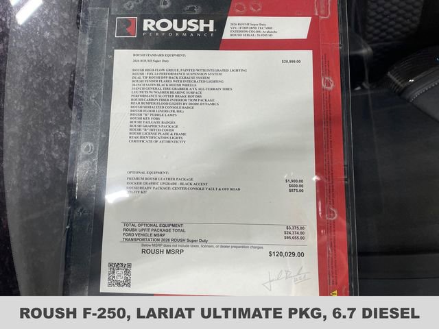 New 2026 Ford F250 Lariat w/ Black Appearance Package image 16