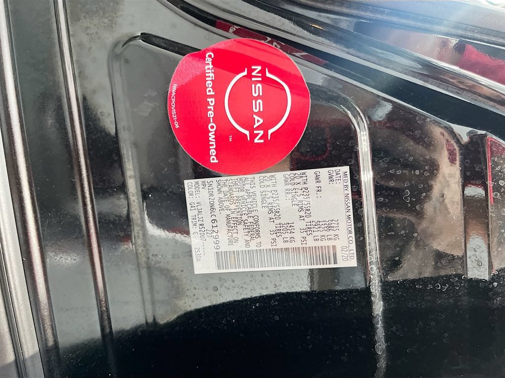 Used 2020 Nissan Pathfinder Platinum FWD image 33