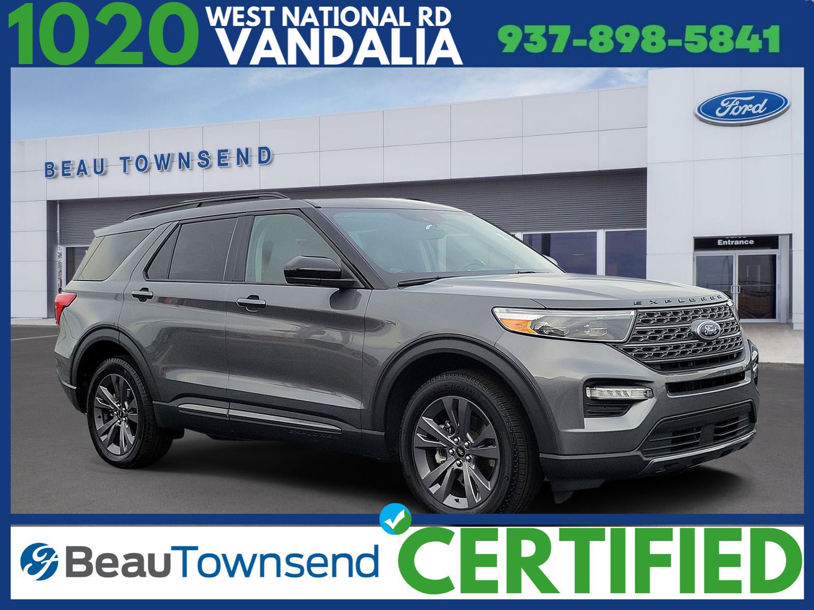 Certified 2023 Ford Explorer XLT w/ Equipment Group 202A