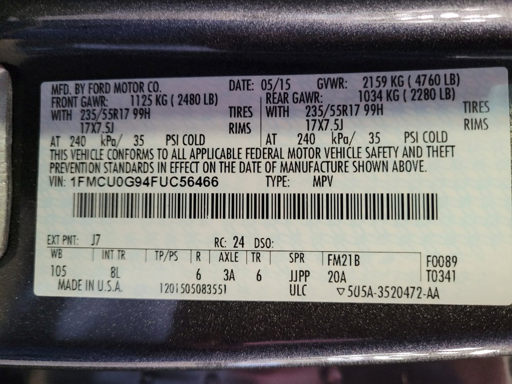 Used 2015 Ford Escape SE w/ Equipment Group 201A FWD image 33