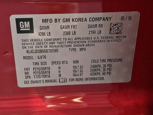 Used 2016 Buick Encore Premium w/ Experience Buick Package image 28