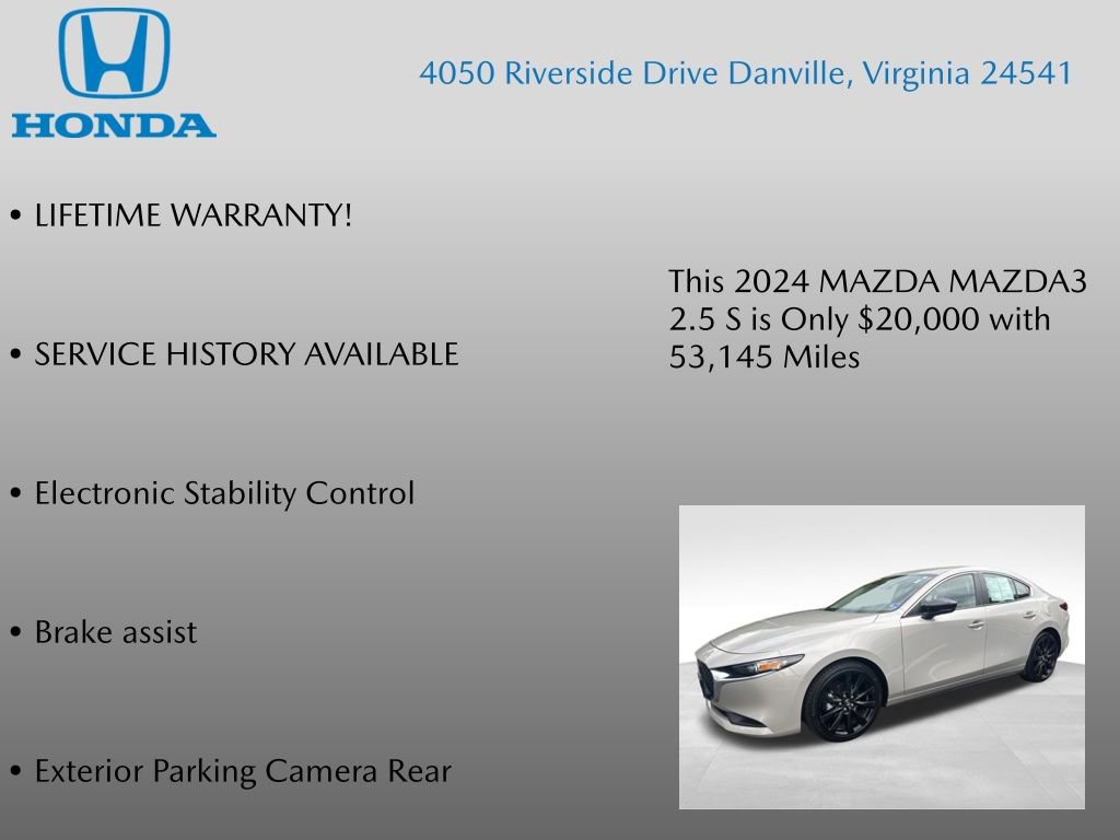 Used 2024 MAZDA MAZDA3 s FWD image 7