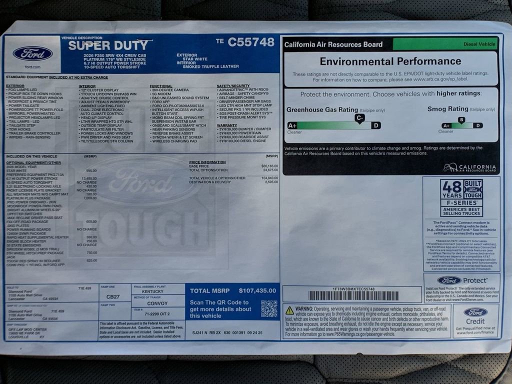 New 2026 Ford F350 Platinum w/ Platinum Plus Package AWD/4WD image 30