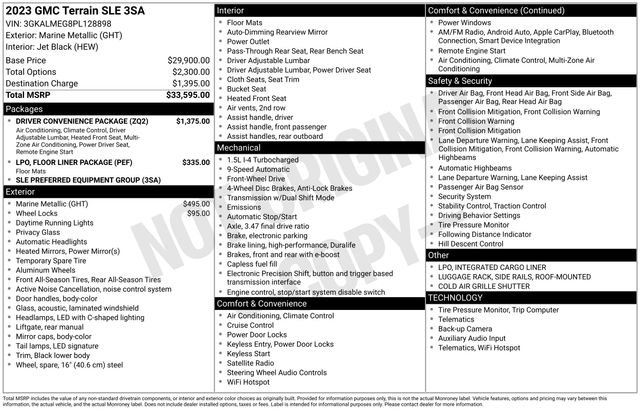 Certified 2023 GMC Terrain SLE w/ Driver Convenience Package image 6