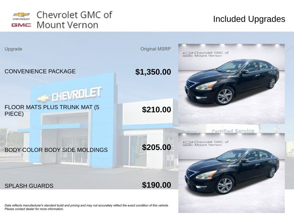 Used 2015 Nissan Altima 2.5 SV w/ Convenience Package image 6