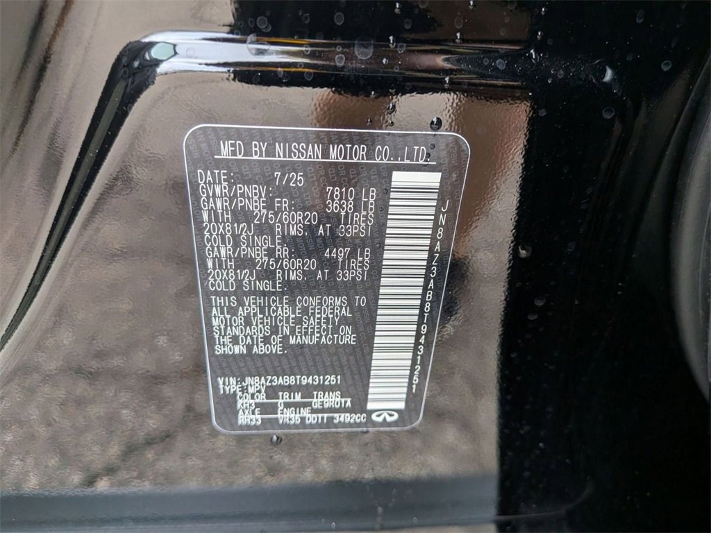 New 2026 INFINITI QX80 Pure w/ Cargo Package image 31