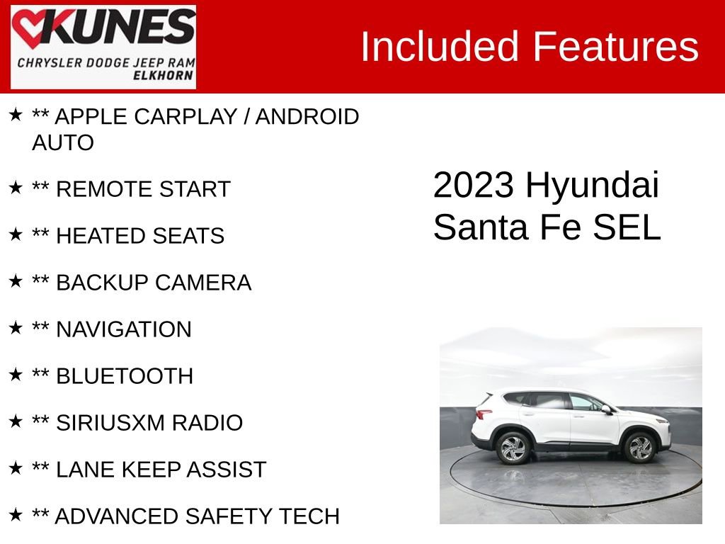 Used 2023 Hyundai Santa Fe SEL image 3