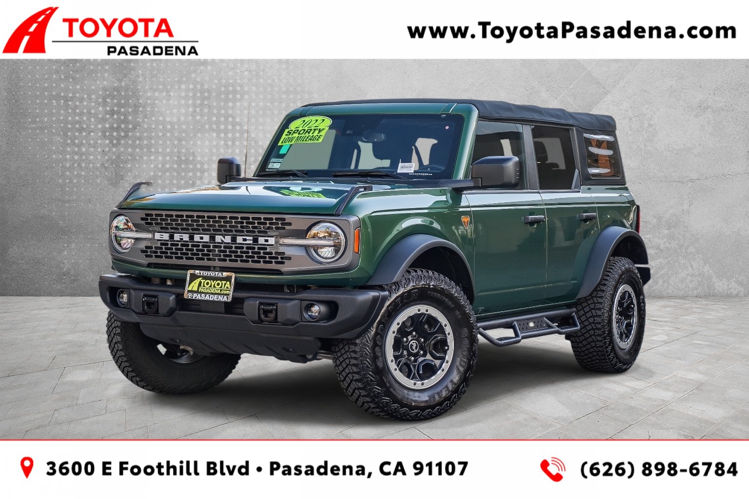 Used 2022 Ford Bronco Badlands w/ Sasquatch Package