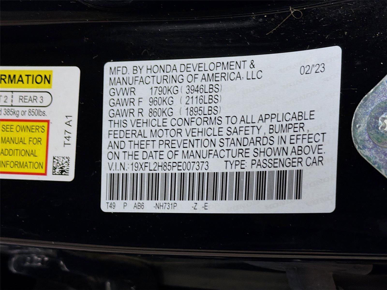 Used 2023 Honda Civic Sport image 29