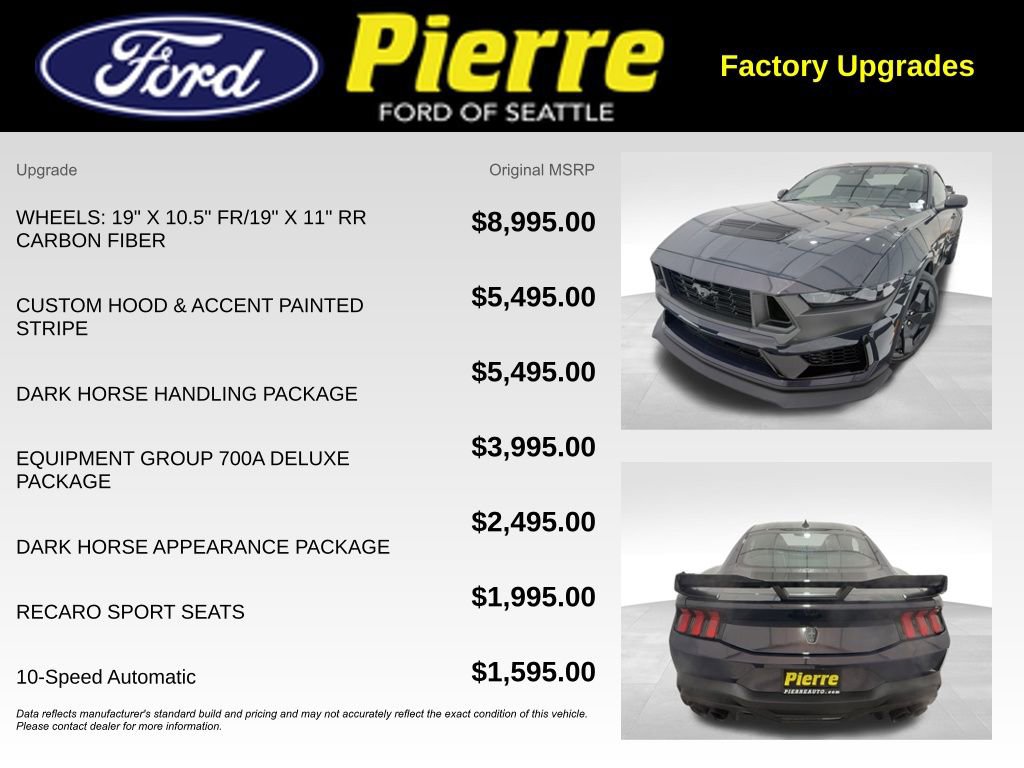 New 2024 Ford Mustang Dark Horse w/ Dark Horse Handlin Package image 13