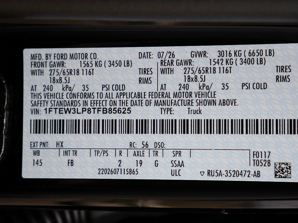 New 2026 Ford F150 XLT w/ Equipment Group 302A MID AWD/4WD image 46