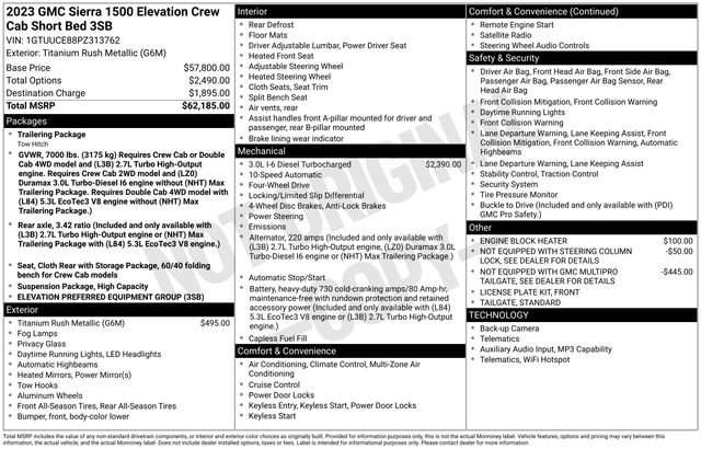 Used 2023 GMC Sierra 1500 Elevation image 13